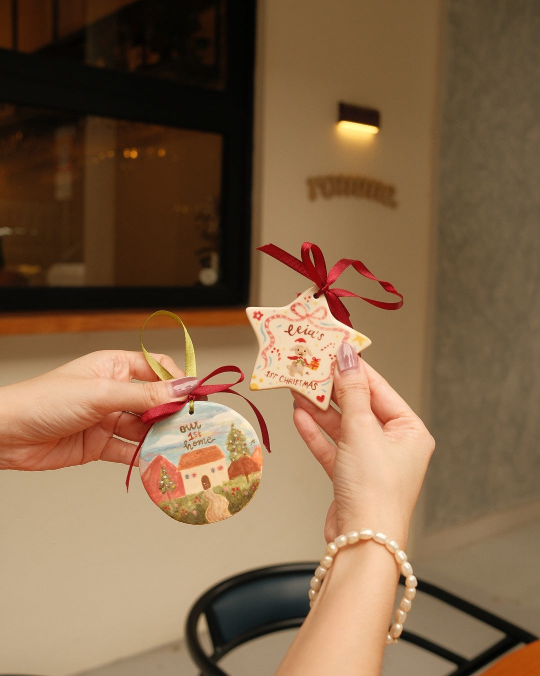 [Pop-Up at romme.] Christmas Ornament Pottery Painting